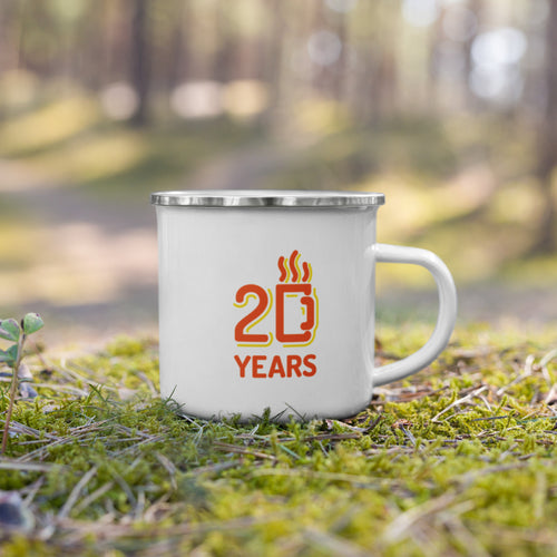 20 years of BONB Enamel Mug